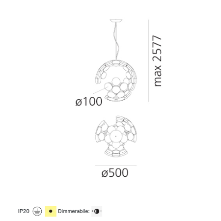 Artemide - Scopas Lampada a Sospensione